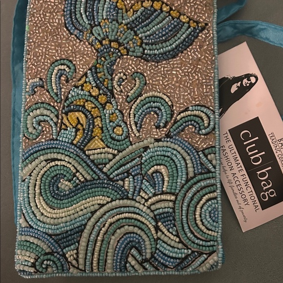 Bamboo Trading Essential Pouch “Salty Mermaid”, 4.75-inch Width x 4-inch Height - Picture 5 of 5